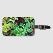 蝶と花のロディリウス荷物タグ ラゲッジタグ (正面横)