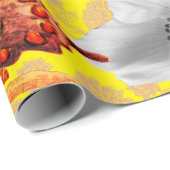 蝶と花の包装紙 ラッピングペーパー (ロールコーナー)