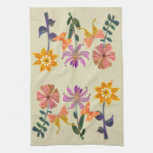 蝶と花の友情キッチンティータオル キッチンタオル (縦)