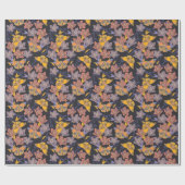 蝶と花の夜 ラッピングペーパー (フラット)