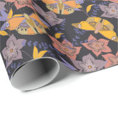 蝶と花の夜 ラッピングペーパー (ロールコーナー)