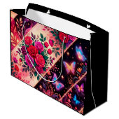 蝶と花の夢と黄金のエレガンス ラージペーパーバッグ (裏面アングル)