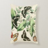 蝶と花の庭 アクセントクッション (正面(垂直))