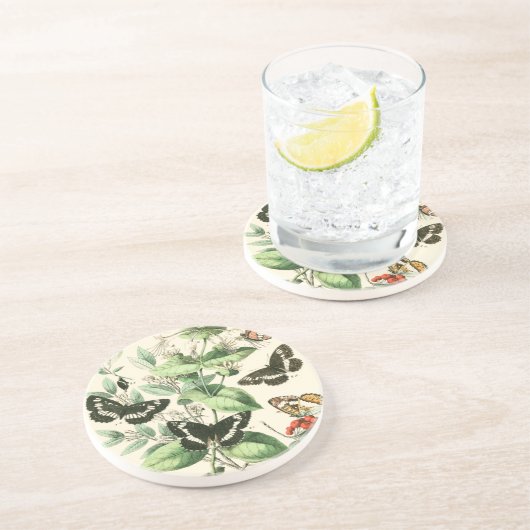 蝶と花の庭 コースター (側面)