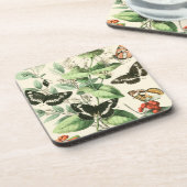 蝶と花の庭 コースター (左側)