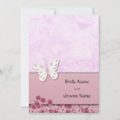 蝶と花の招待状 招待状 (正面)