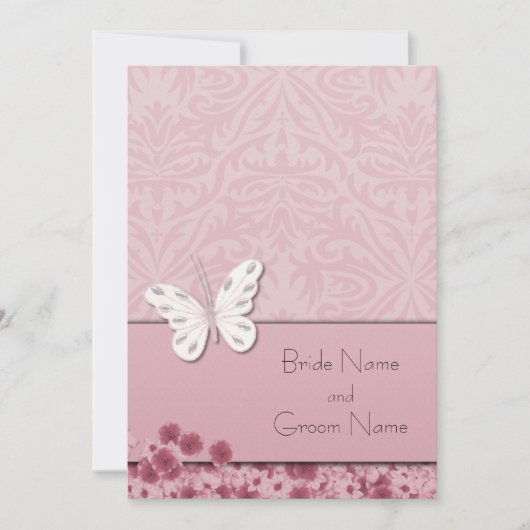 蝶と花の招待状 招待状 (正面)