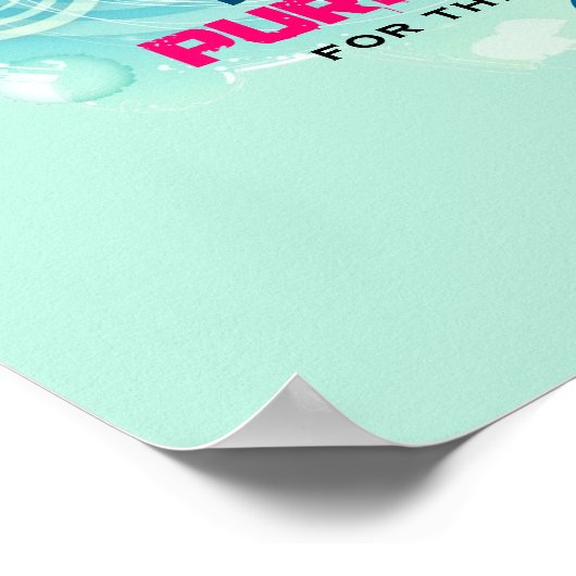 蝶と花の花の美しい引用文 ポスター (角)