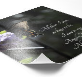 蝶と花へ母リンカーン引用文 フォトプリント (角)