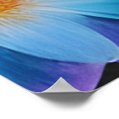 蝶と花を持つ老婦人 ポスター (角)