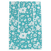 蝶と花オンアクア ミディアムペーパーバッグ (裏面)