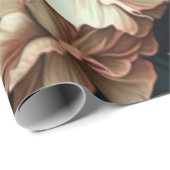 蝶と花ダーククラシックデザイン ラッピングペーパー (ロールコーナー)