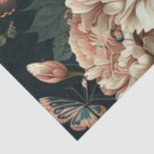 蝶と花ダーククラシックデザイン 薄葉紙 (詳細)