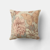 蝶と花ティッシュペーパー クッション (裏面)