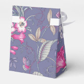 蝶と花デザインお願い/ギフトボックス フェイバーボックス (裏面サイド)