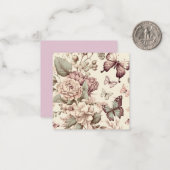 蝶と花パステルデコール ノートカード (正面/裏面インサイチュ)