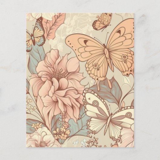 蝶と花パステル (正面)