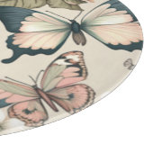 蝶と花パステル カッティングボード (角)