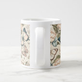 蝶と花パステル ジャンボコーヒーマグカップ (裏面)