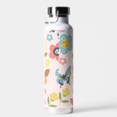 蝶と花パパ ウォーターボトル (右面)