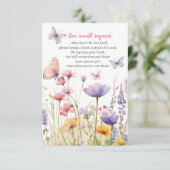 蝶と花ブックリクエスト挿入カード エンクロージャーカード (スタンド正面)