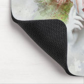 蝶と花女 マウスパッド (コーナー)