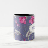 蝶と花母の日のギフトマグ マグカップ (中央)