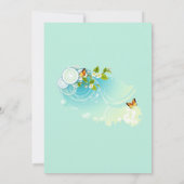 蝶と花結婚の花 招待状 (裏面)