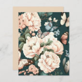 蝶と花 (正面/裏面)