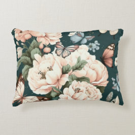 蝶と花 アクセントクッション