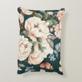 蝶と花 アクセントクッション (裏面(縦))