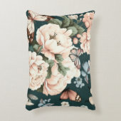 蝶と花 アクセントクッション (正面(垂直))