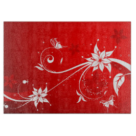 蝶と花 カッティングボード