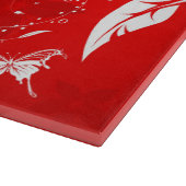 蝶と花 カッティングボード (角)