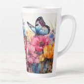 蝶と花 カフェラテマグ (右)