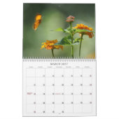 蝶と花 カレンダー (3月 2027)