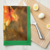 蝶と花 キッチンタオル (四つ折り)