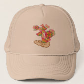 蝶と花 キャップ (正面)