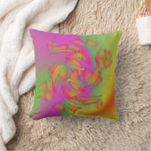 蝶と花 クッション (ブランケット)