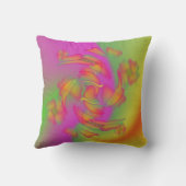 蝶と花 クッション (裏面)