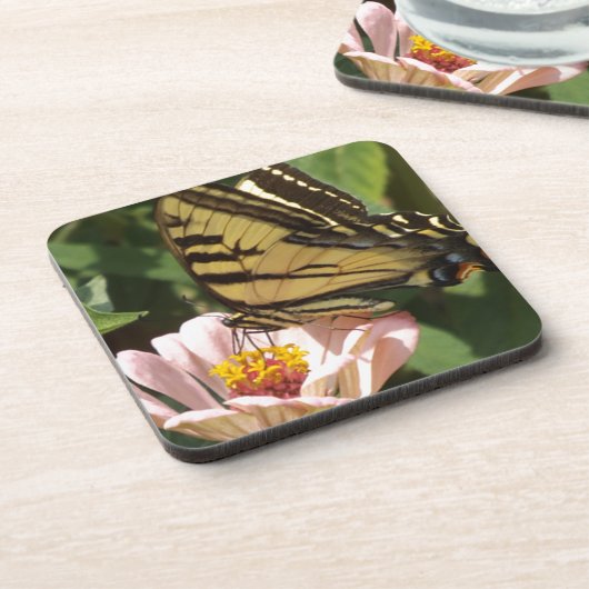 蝶と花 コースター (左側)