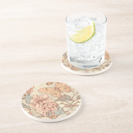 蝶と花 コースター (側面)