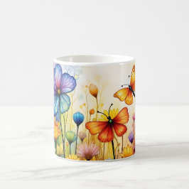 蝶と花 コーヒーマグカップ