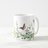 蝶と花 コーヒーマグカップ (正面右)