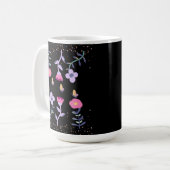 蝶と花 コーヒーマグカップ (正面左)