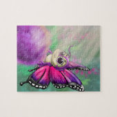 蝶と花 ジグソーパズル (横)