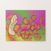 蝶と花 ジグソーパズル (横)