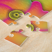 蝶と花 ジグソーパズル (側面)