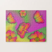 蝶と花 ジグソーパズル (横)