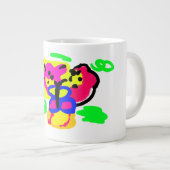 蝶と花 ジャンボコーヒーマグカップ (正面右)